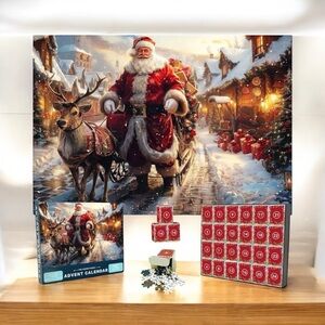 Santa's Holiday Puzzle Advent Calendar